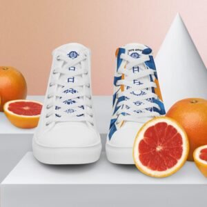 Men’s high top canvas shoes- hot capri holidays
