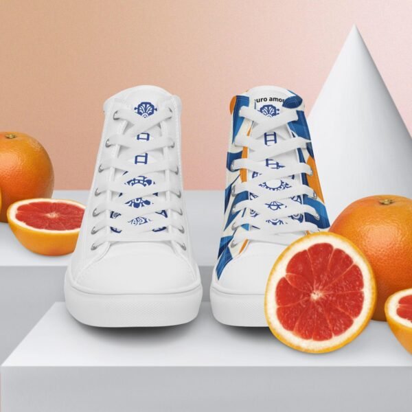 Men’s high top canvas shoes- hot capri holidays